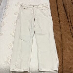 Eunina Women's Off-White Straight Leg Jeans